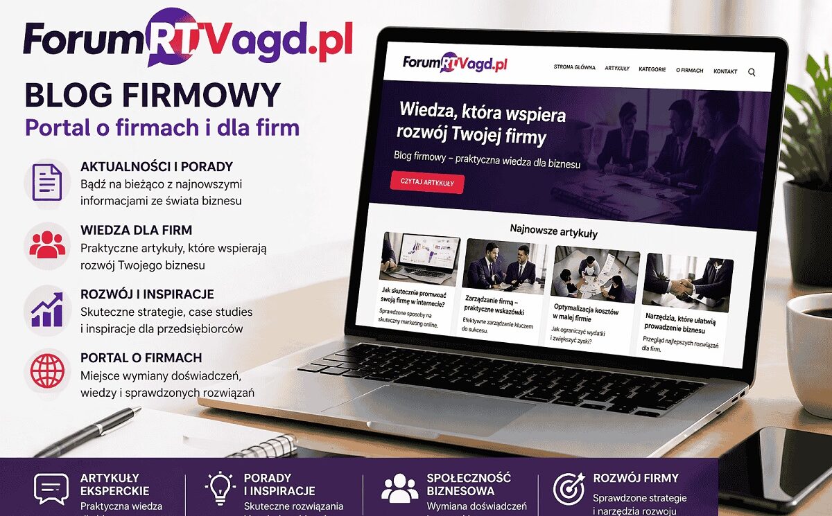 Blog firmowy i portal informacyjny w jednym miejscu